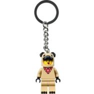 Lego 854158 Gear French Bull Dog Guy Key Chain