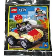 Lego City 952009 Fireman With Quad Bike