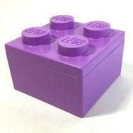 Lego Storage 853381 2*2 Purple Food Box