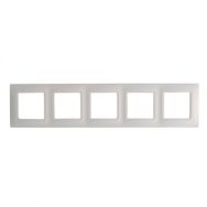 Legrand 3245067673355 767335 Salbei Beyaz Beşli Yatay Çerçeve