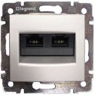 Legrand 3245067702314 RJ45 Cat5e UTP 2 Çıkış Valena Alüminyum