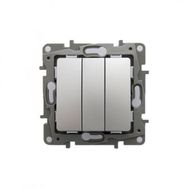 Legrand 767203 Salbei Üçlü Anahtar Alüminyum Anahtar