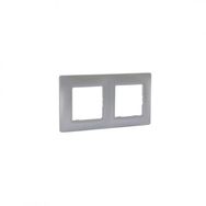 Legrand 767352 Salbei Alüminyum İkili Çerçeve