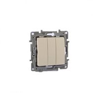 Legrand 767403 Salbei Üçlü Bej Anahtar