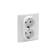 Legrand 767416 Salbei Bej İkili Topraklı Priz