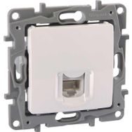 Legrand 767929 Salbei İnci Beyazı 1 Çıkışlı Rj11 Telefon Prizi