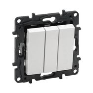 Legrand 768103 Raventi Beyaz Üçlü Anahtar