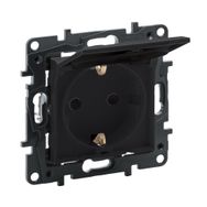 Legrand 768318 Raventi Füme Kapaklı Topraklı Priz