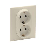 Legrand 768416 Raventi Krem İkili Topraklı Priz