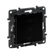 Legrand 768609 Raventi Siyah Panjur Stor Anahtarı