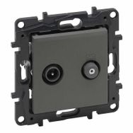 Legrand 768828 Raventi Titanyum Tv-Sat Sonlu Priz