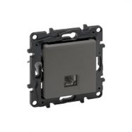 Legrand 768829 Raventi Titanyum 1 Çıkışlı Rj11 Telefon Prizi