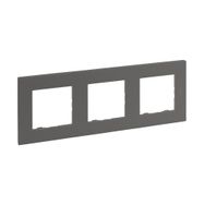 Legrand 768873 Raventi Titanyum Üçlü Çerçeve