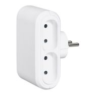 Legrand Sistem Armada 3x45 Derece Şebeke Prizi Beyaz Priz