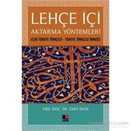 Lehçe İçi Aktarma Yöntemleri - umit eker