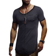 Leif Nelson LN-6288 Siyah Erkek T-shirt