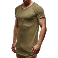 Leif Nelson LN-6339 Haki Erkek T-shirt