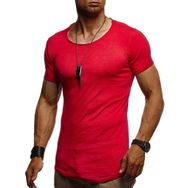 Leif Nelson LN-8209 Kırmızı Erkek T-shirt