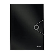 Leitz 45631095 Siyah 150 Sayfa Kapasiteli Solid İnce Lastikli Dosya