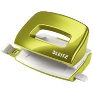Leitz 50601064 Wow Mini 10 Sayfa Kapasiteli Metalik Yeşil Delgeç