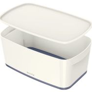 Leitz 5229 MyBox Gri Beyaz Kapaklı Küçük Saklama Kutusu