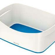 Leitz 52571036 A5 MyBox Beyaz Metalik Mavi Masaüstü Saklama Kutusu