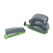 Leitz 5507 Retro Chic Gri-Yeşil Zımba Ve Delgeç Set