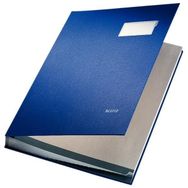 Leitz 5700 20 Bölme Mavi İmza Defteri