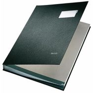 Leitz 5700 20 Bölme Siyah İmza Defteri