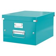 Leitz 6044 WOW Buz Mavisi Orta Boy Metalik Saklama Kutusu