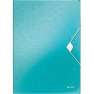 Leitz Active Wow 45990051 Buz Mavisi Metalik İnce Lastikli Dosya