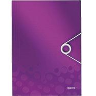 Leitz Active Wow 45990062 Mor Metalik İnce Lastikli Dosya