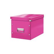 Leitz Click Store Küp Geniş Metalik Pembe Saklama Kutusu