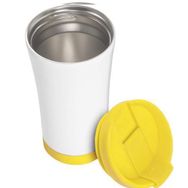 Leitz Wow Traveler Mug Sarı Çelik Termos