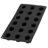 Lekue Canelle Bordelais 18'li Siyah Silikon Mini Canelle Kalıbı