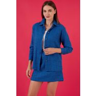 Lela 42190503 Saks Kadın Gömlek
