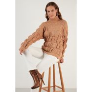 Lela 4616108 Camel Kadın Kazak