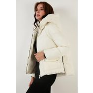 Lela 497PEARL Ekru Kadın Mont