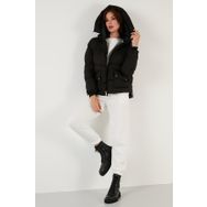 Lela 497PEARL Siyah Kadın Mont