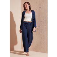 Lela 5862061 Mavi Kadın Pantolon