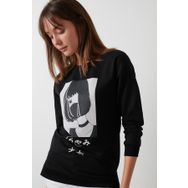 Lela 5863849 Siyah Kadın Tunik
