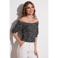 Lela 5864016 Siyah Kadın Bluz