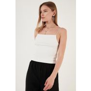 Lela 5864064 Beyaz Kadın Bluz