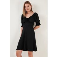 Lela 5865034 Siyah Kadın Elbise