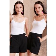 Lela 5865271 Beyaz Kadın Atlet