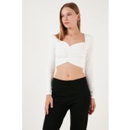 Lela 5865401 Beyaz Kadın Bluz