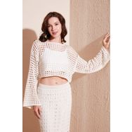 Lela 6071564 Ekru Kadın Kazak
