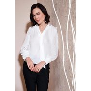 Lela 611BZ0047 Ekru Kadın Gömlek