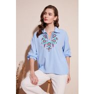 Lela 611BZ0181 Ekru Kadın Bluz