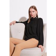 Lela 611BZ0235 Siyah Kadın Bluz
